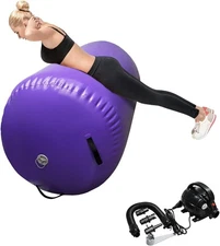 Air Tumbling Mat Tumble Track 29.5inch*47.3inch, purple-29.5inch*47.3inch 