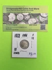 1928 Canadian Silver 10 cent King George V .8Silver Dime AG Trending At $7.5