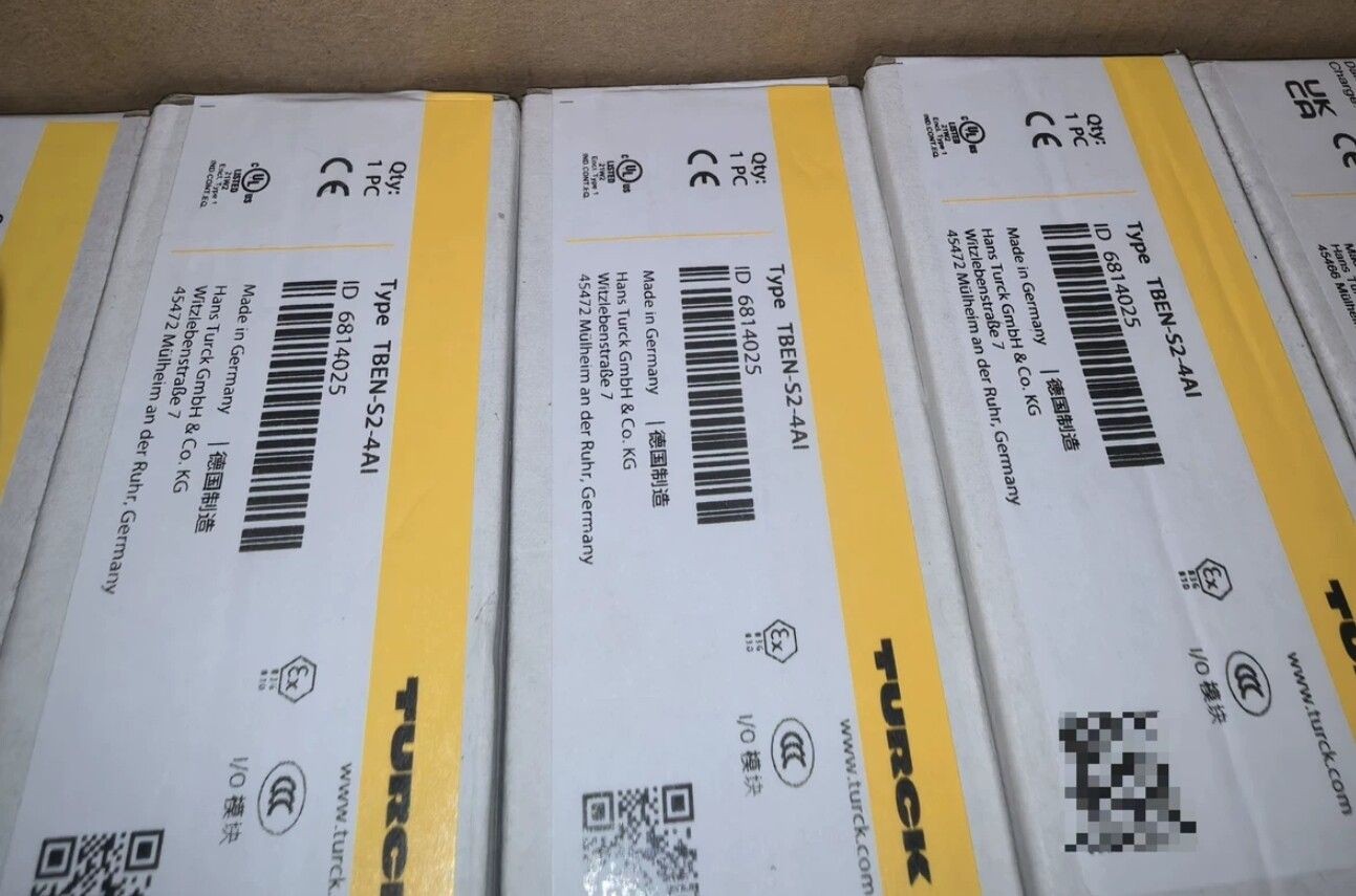 Used 1PC TURCK TBEN-S2-4AI Ethernet Gateway Module TBEN-S2-4AI Free Shipping