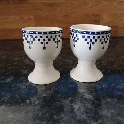 2er Set Keramik Schale Comptoir de Famille Sammlung Damiers sehr guter Zustand