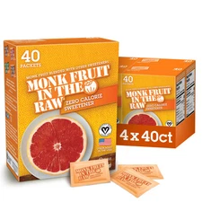 MONK FRUIT IN THE RAW, Natural Monk Fruit Sweetener, Sugar-Free, Gluten Free,...