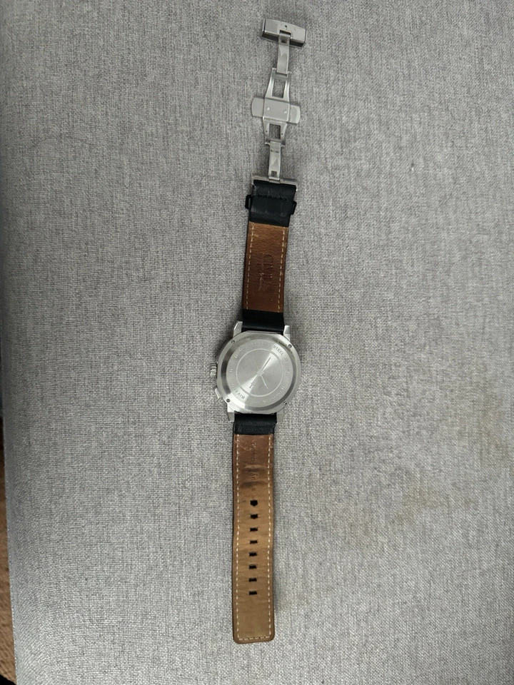 Reloj Egard Edición Limitada Sombra Civil Suizo Doble Hora SS Negro/Azul 1022669 Foto 2 de 2