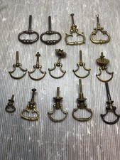 Vintage Lot Of 14 Drop Pulls Various Styles And Sizes