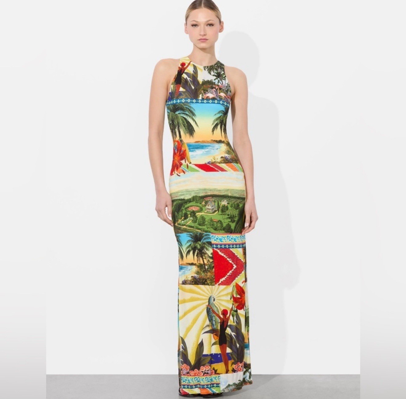 Alice + Olivia, Panea Maxi Dress,Size 8, NWT