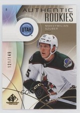 2024 Upper Deck SP Game Used Authentic Rookies Gold /149 Maksymilian Szuber 1os2