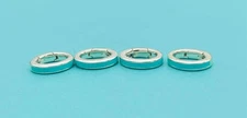 Tiffany & Co. 925 Silver Blue Enamel Clasping Link New Retired ONE Link