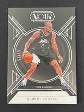 Kawhi Leonard 2024-25 Panini Noir Icon Edition /99 #135