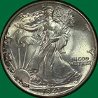 1943 Walking Liberty Half Dollar Brilliant Uncirculated BU Coin #40237
