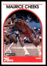 Maurice Cheeks 1989-90 Hoops #65 76ers NBA READ FREE SHIPPING AutographDen