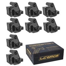 Set of 8 Square Ignition Coil Pack for Chevy Silverado Avalanche Suburban Tah...