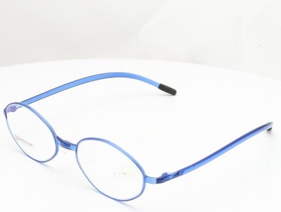 Swissflex Eyeglasses Round Blue Boys Eyeglasses Frames Small 45mm