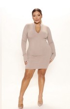 Fashion Nova Ribbed Snatched Mini Dress Size 3X