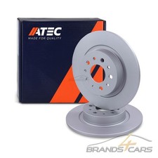 ATEC 2x BREMSSCHEIBE SATZ BREMSSCHEIBEN Ø264 VOLL HINTEN FÜR FIAT 500L TIPO