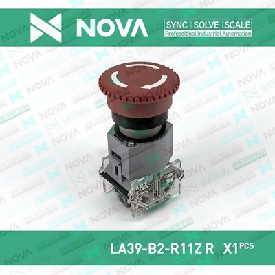 1pc New APT LA39-B Series Emergency Stop Push Button LA39-B2-R11Z/r