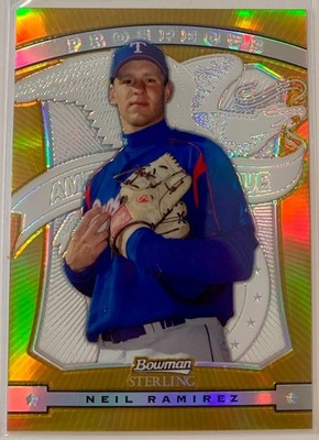 2009 Bowman Sterling Prospects Gold Refractor /50 Neil Ramirez #BSP-NR