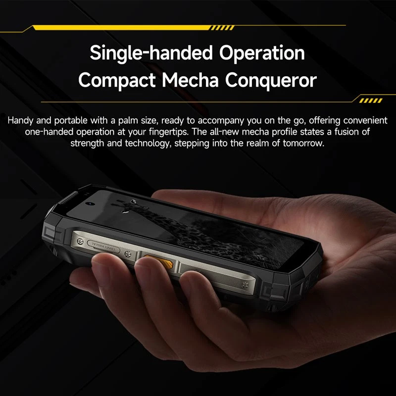 Smartphone 5G Ulefone ARMOR MINI 20 PRO Android 14 robusto externo IP68 16+256GB - Imagem 2 de 4