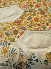 Quilt Multi-Colors; Cotton w Thin Batting; 31"x30" Throw; Hand/Machine; Age? — photo 9