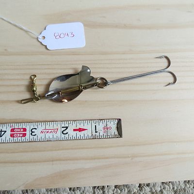 Leurre Cuillère Pflueger Delavan #3 – Toupie Vintage Pêche (lot #8043)