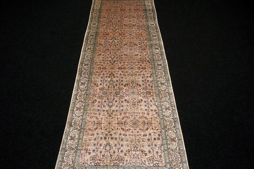 Alfombra de Seda Hereke 281 X 97CM Seda Kayseri Oriente Pasillo Turco - Imagen 3 de 15