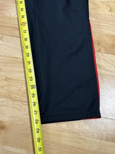 Under Armour Sweatpants Boys Loose Black Red sz Youth Large - Picture 3 of 5
