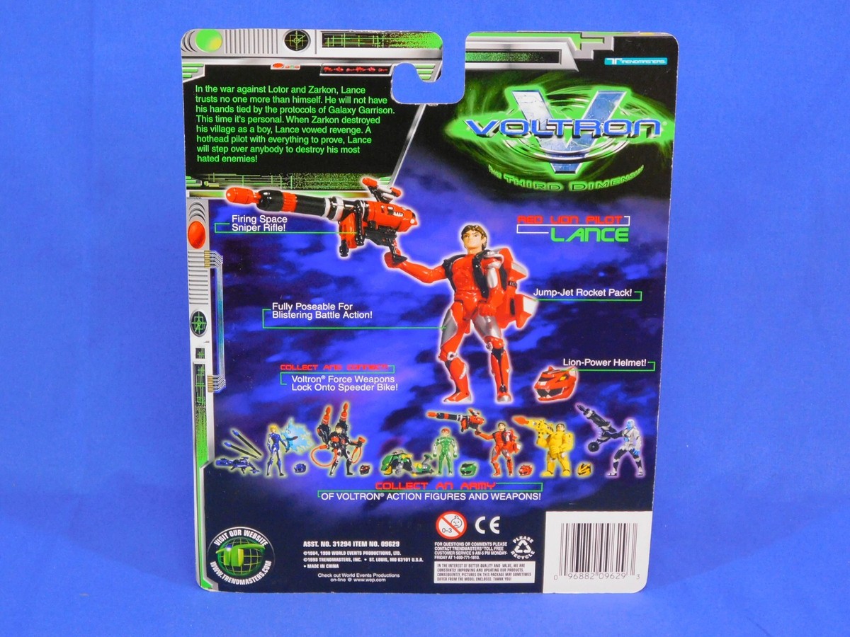 VOLTRON 8-FIGURE SET 1998-99 TRENDMASTERS MOC WITH HAGAR & ZARKON