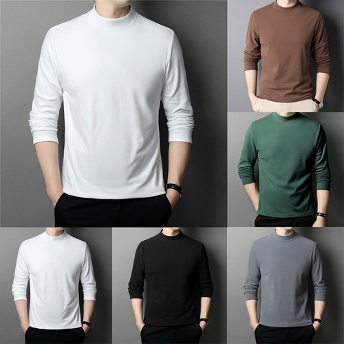 Long Sleeve Jumper Tops Casual Slim Fit 