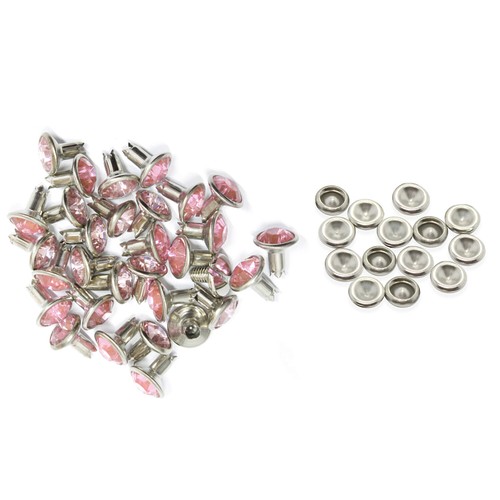 Mode Strass Nieten Kristall Diamant Nieten Kleidung Leder Handwerk 10 mm - Bild 31 von 34
