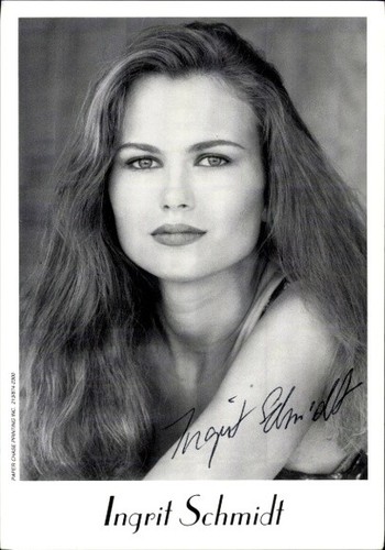 Ak Schauspielerin Ingrid Schmidt, Portrait, Autogramm - 11089415