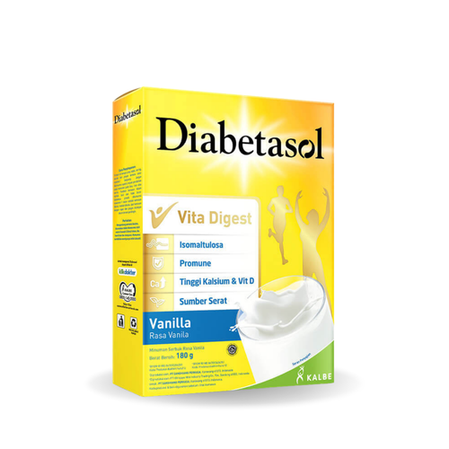 180 g DIABETASOL Vita Digest vainilla nutrición diabética calcio vitamina D fibra halal - Imagen 12 de 17