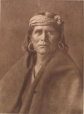 Edward Curtis A Walpi Man 1921 17''x 22'' Archival Art Print