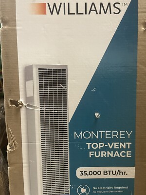 Williams Monterrey Furnace 3509622A Recessed-Mount Gas Wall Heater