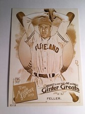 2019 Topps Allen & Ginter Ginter Greats 5x7 Bob Feller Indians 9 /10