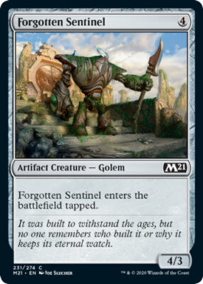Forgotten Sentinel - Foil x4 - Magic Core Set 2021 - NM-Mint, English - Magic Co