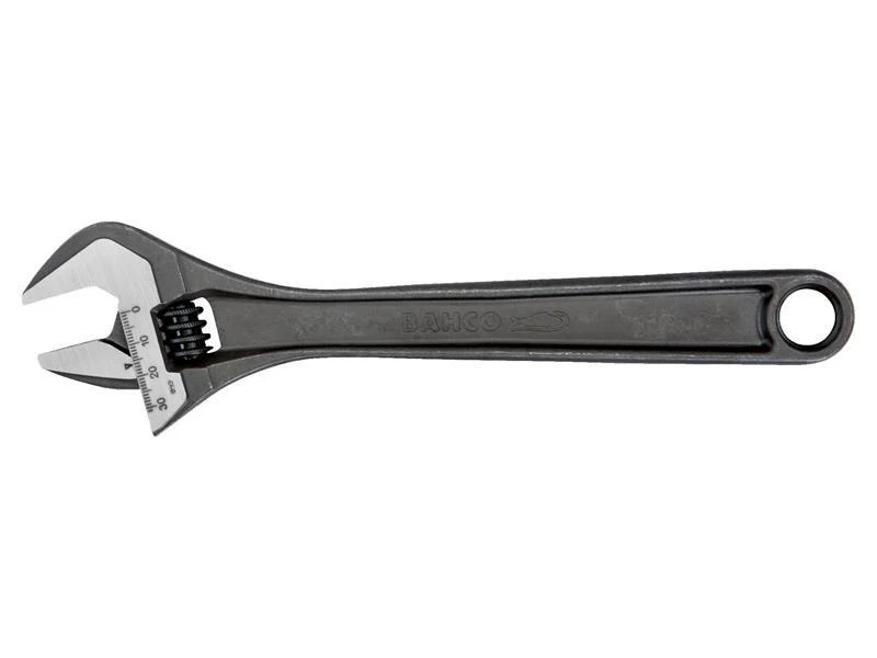 Bahco Black Adjustable Wrench 100mm 4in Jaw Capacity 13mm BAH8069