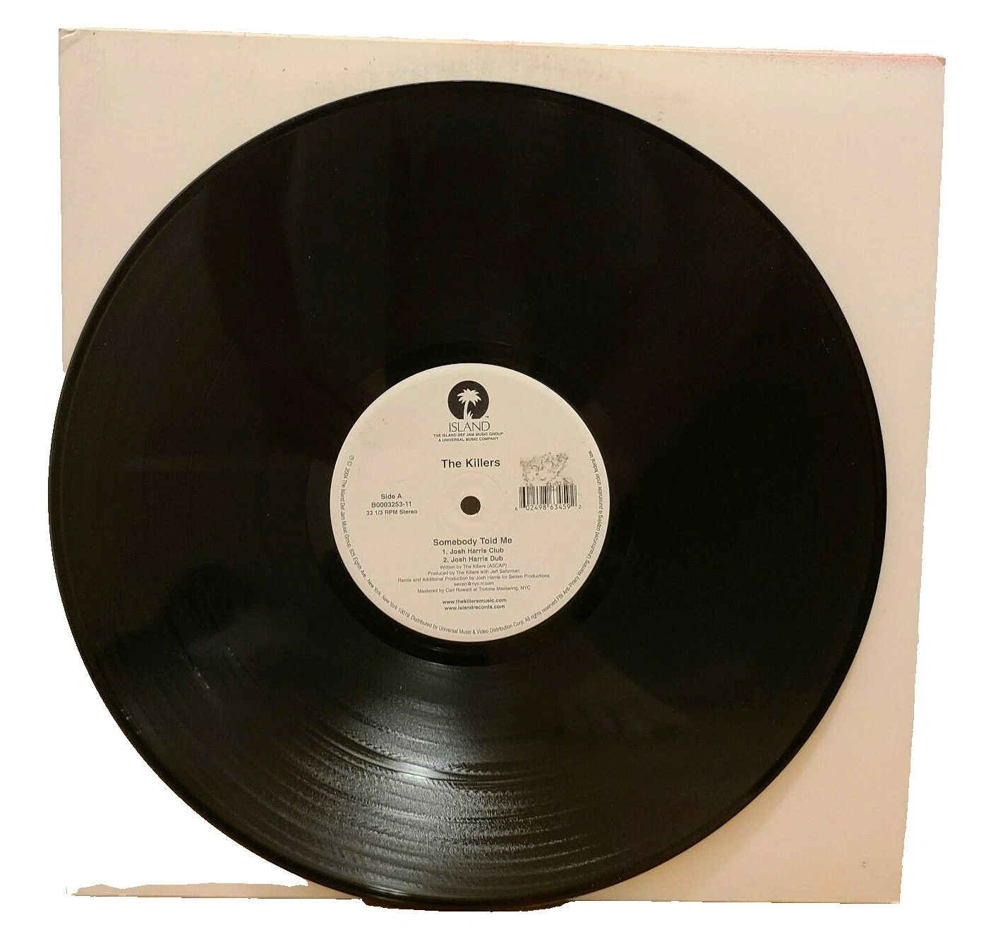 Los asesinos Dance y electrónica discos de vinilo de velocidad de 33 RPM