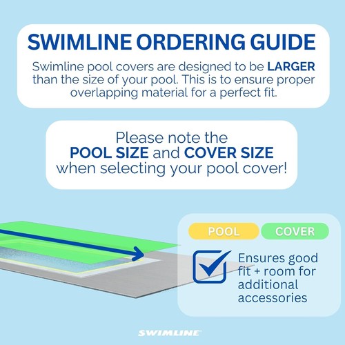 Custom Fit Heavy-Duty Winter Cover for Inground Pools 35' x 65' - Silver/Black - Picture 7 of 9