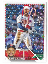 2023 Topps Holiday Photo Variations SP — Byron Buxton, Minnesota Twins