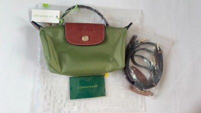 正規店買付【LONGCHAMP】グリーン ミニバッグ Longchamp Le Pliage XS OliveGreen Shoulder Mini Bag W8in