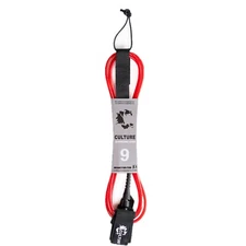 Culture Surfboards RED 9ft Surf Leash