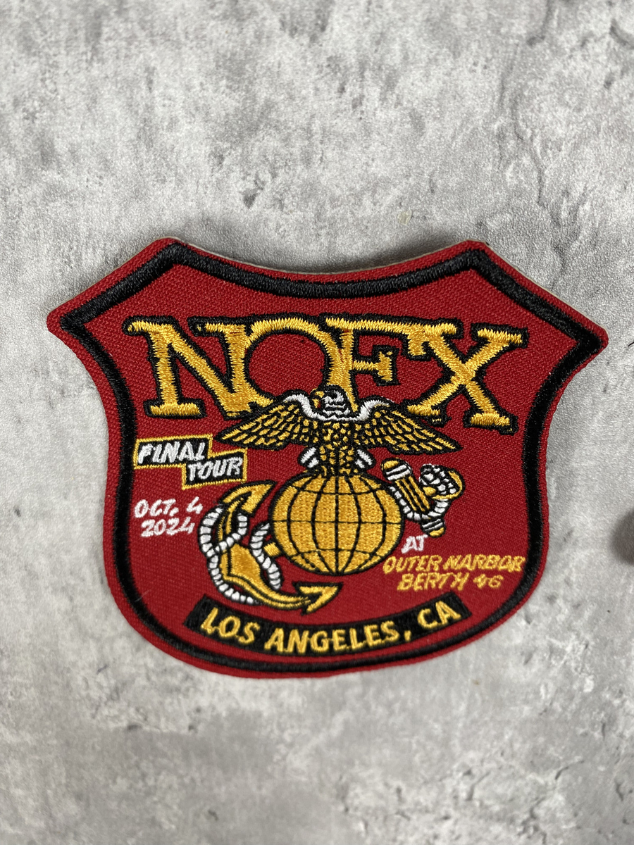 Rare 2024 NOFX Patch Final Tour Show Weekend Oct 4th 5th 6th Sold