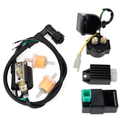 Ignition Coil CDI Regulator Rectifier Solenoid Relay Filter 50cc 110cc 125cc ATV