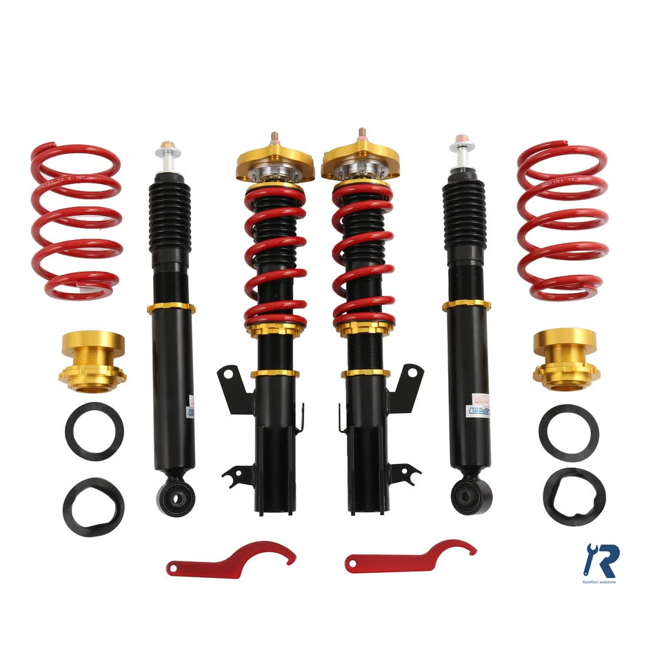 Conjunto de resorte y amortiguador Coilover apto para 12-15 Honda Civic 13-16 Acura ILX (DE) Foto 2 de 4