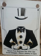 Gold Tone Black Cufflinks Shirt Buttons Set Formal Wedding Tux Vintage