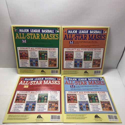 Complete Set of All 4 Major League Baseball All-Star Mask Books - 1990 - Picture 6 of 22