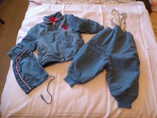 Vintage Town Craft Baby Coat, Snow Pants and Matching Hat Size 2