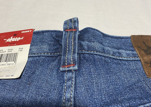 Vintage Boy's *JNCO* Dragon Blue Jean Shorts Size 14 Husky Denim Embroidered NEW - Picture 10 of 13
