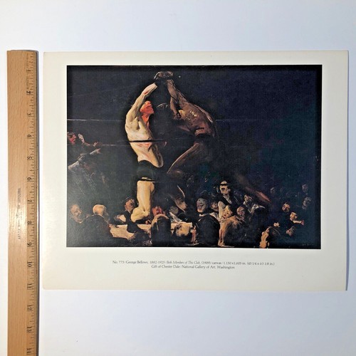 George Bellows Both Members of This Club 11x14" Cardstock Print National Art - Picture 2 of 7
