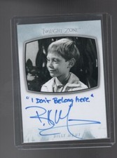 2020 Twilight Zone Archives AI-23 Bill Mumy auto. card with inscription.