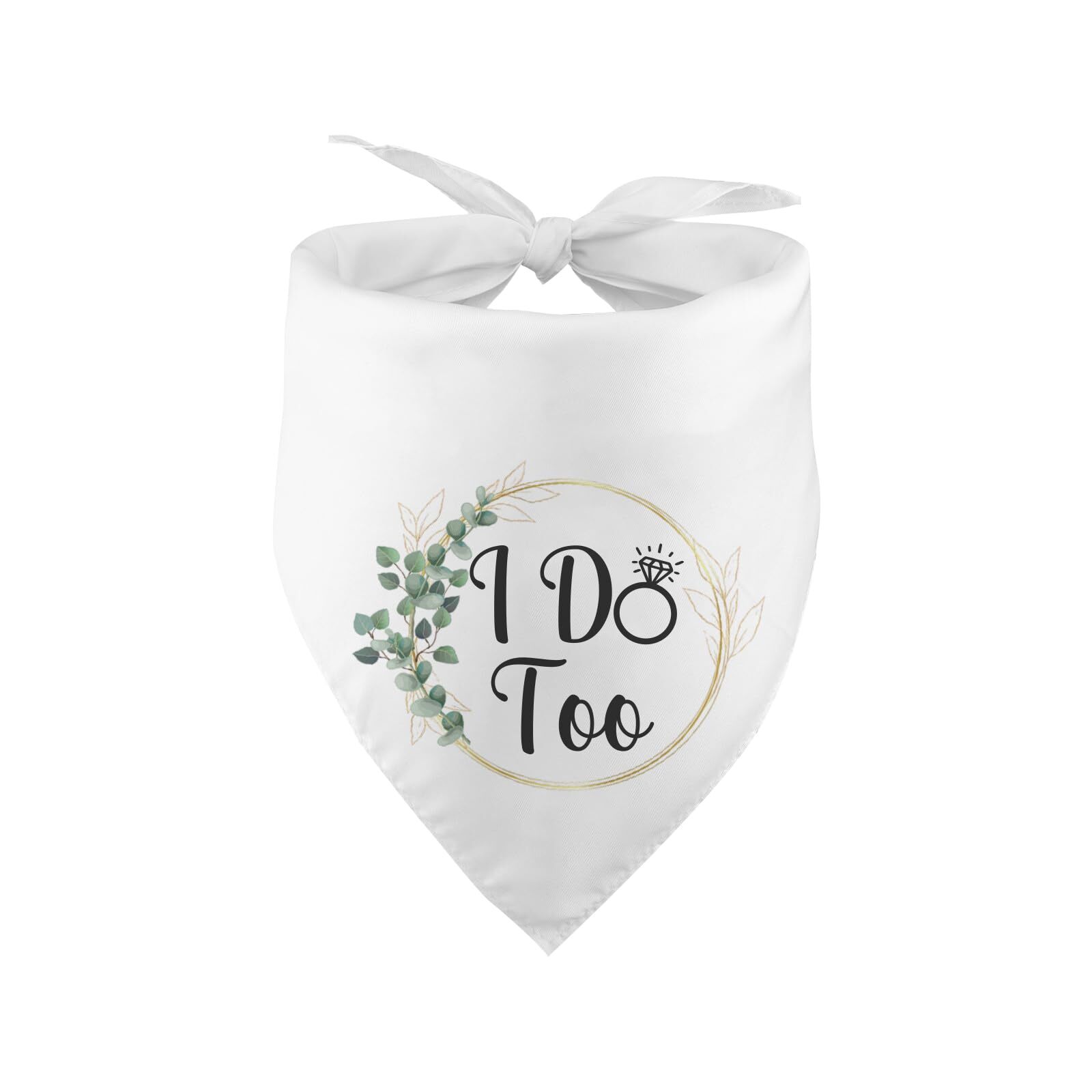 I Do Too Dog Bandana Wedding Engagement Dog Bandana Proposal Ideas Happy Enga...