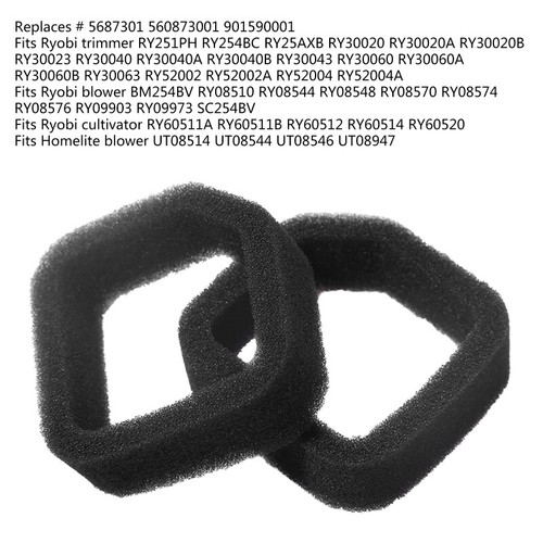 10 Pieces Air Filters for Ryobi Blower BM254BV RY08510 RY08544 RY08548 - Picture 8 of 8
